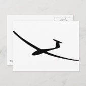 zweefvliegtuig briefkaart (Voorkant / Achterkant)