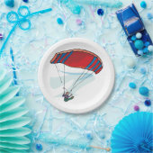 zweefvliegtuig papieren bordje (Feest)