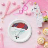 zweefvliegtuig papieren bordje (Feest)