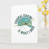 Zweefvliegtuig quote kaart (Gele Bloem)