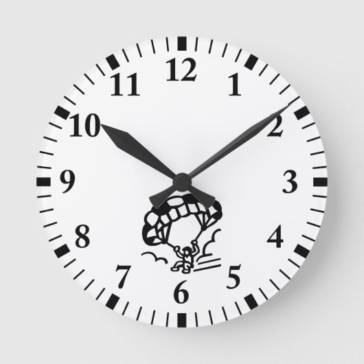 zweefvliegtuig ronde klok (Voorkant)