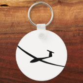 zweefvliegtuig sleutelhanger (Voorkant)