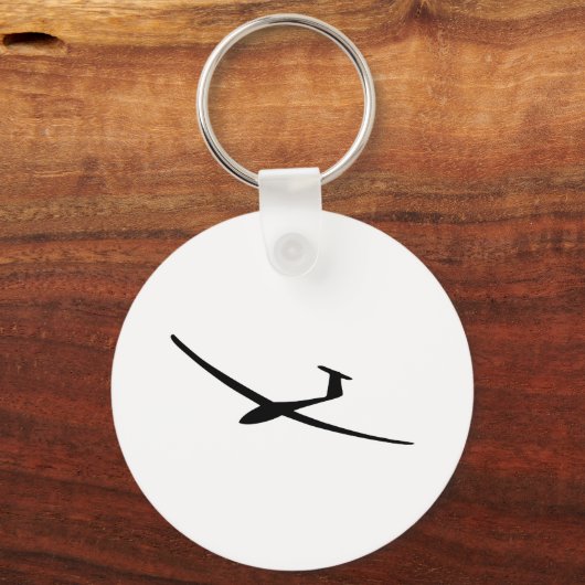 zweefvliegtuig sleutelhanger (Voorkant)