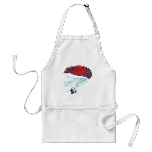 zweefvliegtuig standaard schort (Voorkant)