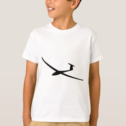 zweefvliegtuig t-shirt (Voorkant)