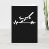 Zweefvliegtuig zweefvlieger piloot geschenk kaart (Voorkant)