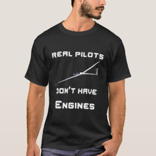 Zweefvliegtuigpiloot Zweefvliegtuig Vliegtuigvlieg T-shirt
