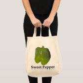 ZWEEKPRAKER - GROENE PEPPER TOTE BAG (Voorkant (product))