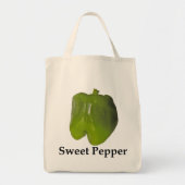 ZWEEKPRAKER - GROENE PEPPER TOTE BAG (Voorkant)