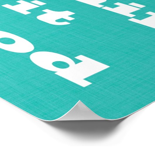 zweem het het goede poster (Hoek)