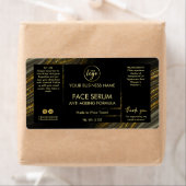 ZweepAgate Black Gold Face Hair Serum Label (Insitu)