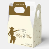 Zweepjes & Wijn Cowgirl Bruidsfeest Bedankdoosjes (Geopend)