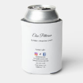 zweepslagen op naam toevoegen contactgegevens soci blikjeskoeler (Blikje Achterkant)