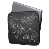 Zweepvleermuis - door BurnsInHell Laptop Sleeve (Voorkant Links)