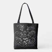 Zweepvleermuis - door BurnsInHell Tote Bag (Achterkant)