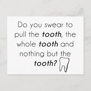 Zweer je? briefkaart
