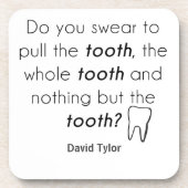 Zweer je? drankjes onderzetter (Voorkant)