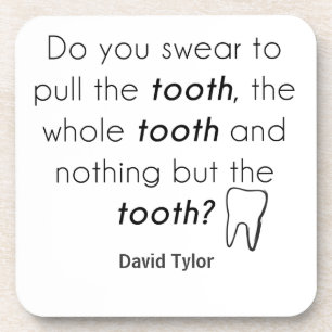 Zweer je? drankjes onderzetter