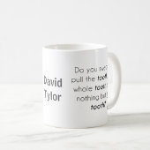 Zweer je? koffiemok (Voorkant rechts)