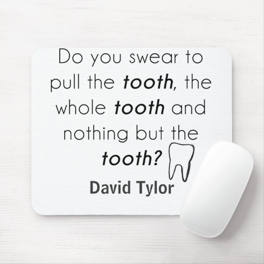 Zweer je? muismat (Met muis)