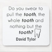 Zweer je? muismat (Voorkant)