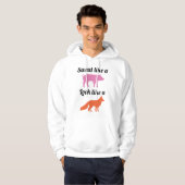 Zweet Als Een Varken Hoodie (Voorkant volledig)