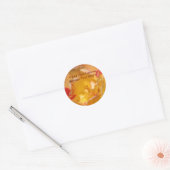 Zweet gele roodbloem Fotolabel stickers (Envelop)