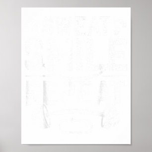 Zweet Glimlach Herhaal Fitness Motivatie Poster