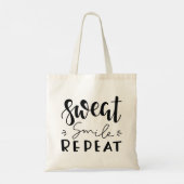 Zweet Glimlach Herhaal Tote Bag (Achterkant)