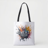 Zweet is gelijk aan tote bag (Voorkant)