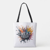 Zweet is gelijk aan tote bag (Achterkant)
