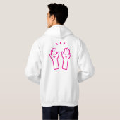 Zweet je al? Probeer deze nieuwe Hoodie (Achterkant volledig)