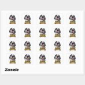 Zweet & Knapperig Vierkante Sticker (Vel)