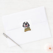 Zweet & Knapperig Vierkante Sticker (Envelop)
