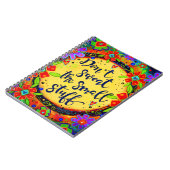 Zweet niet de Kleine Dingen Bloemen Inspirivity Notitieboek (Linkerzijde)