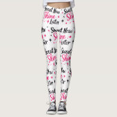 Zweet Nu Later Glans Naadloze Motiverende Legging (Voorkant)