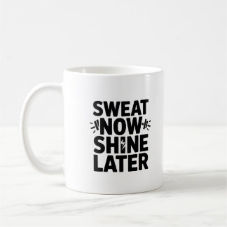 Zweet Nu Straal Later Motiverende Fitness Koffie Koffiemok