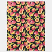 Zweet perzik patroon fleece deken (Voorkant)