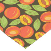 Zweet perzik patroon korte tafelloper (Hoek)