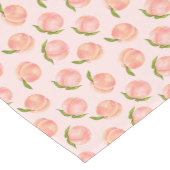 Zweet perzik patroon korte tafelloper (Hoek)