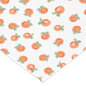 Zweet perzik patroon korte tafelloper (Hoek)