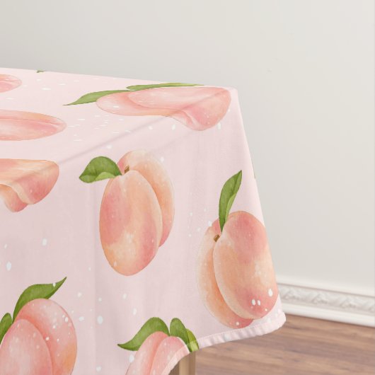 Zweet perzik patroon tafelkleed (Voorbeeld)