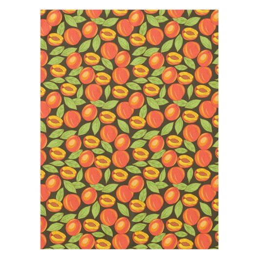 Zweet perzik patroon tafelkleed (Voorkant)