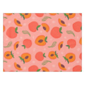 Zweet perzik patroon tafelkleed (Voorkant (Horizontaal))