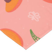 Zweet perzik patroon tafelkleed (Gekanteld)