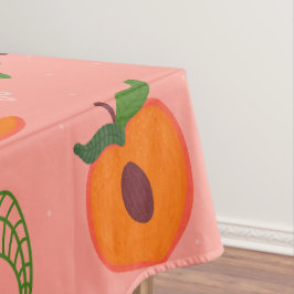 Zweet perzik patroon tafelkleed