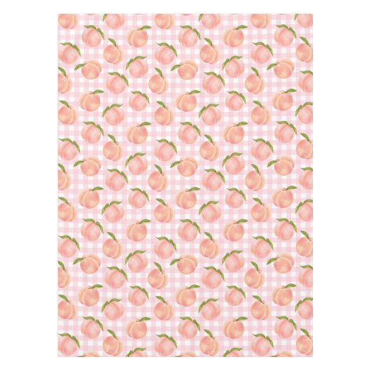 Zweet perzik patroon tafelkleed (Voorkant)