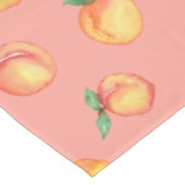 Zweet perzik patroon tafelkleed (Gekanteld)