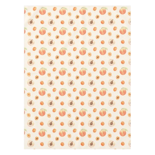 Zweet perzik patroon tafelkleed (Voorkant)