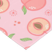 Zweet perzik patroon tafelkleed (Gekanteld)